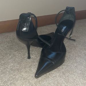 Black Fendi Heels
